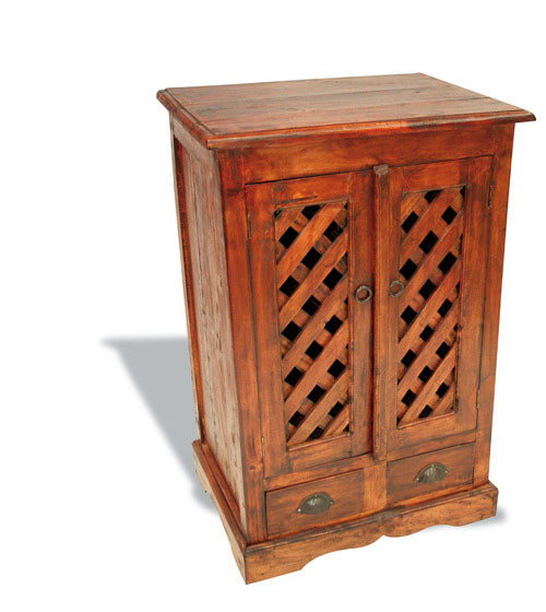 Lattice cabinet