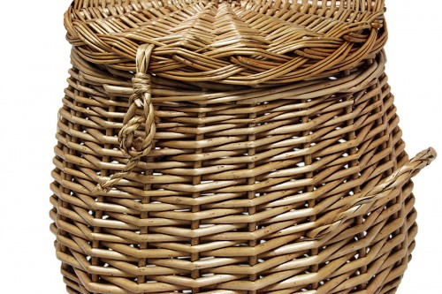 Natural wicker caracolera