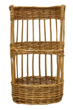 Wicker bread display