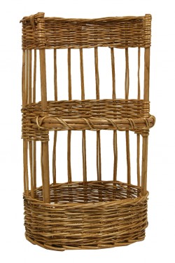 Wicker bread display