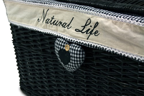 Baul mimbre natural life collection