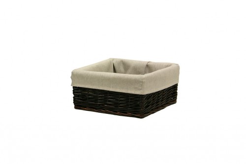 Wicker trunk with seat cover