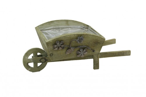 flower wheelbarrow