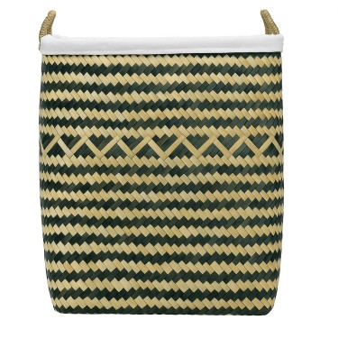 Cajonera bamboo detalle en negro