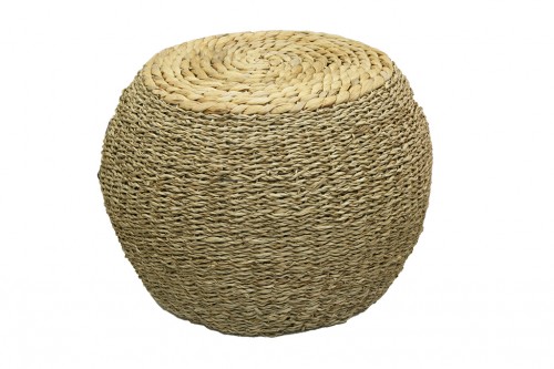 Tabouret rond naturel