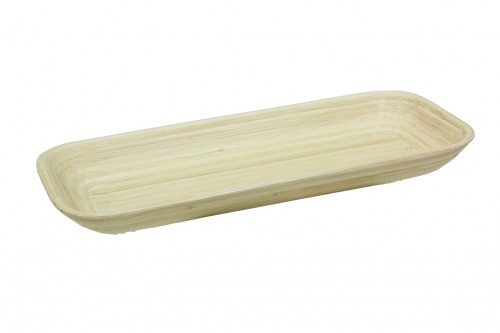 Bamboo tray - natural lacquered paint