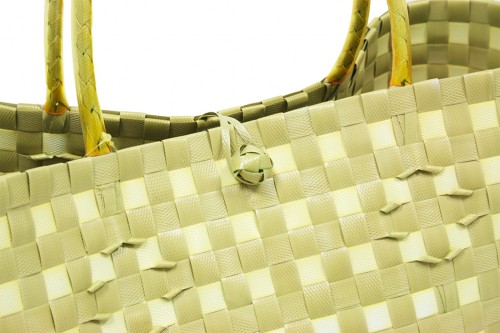 Sac chic blanc et beige