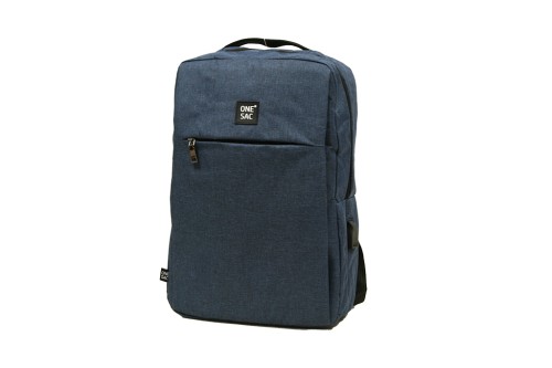 Blauer USB-Laptop-Rucksack