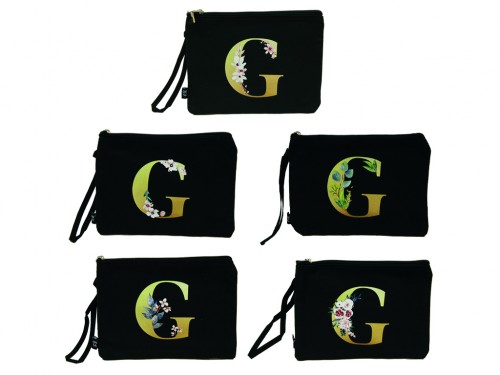 Bolso de mano letra g negro - regalos de boda