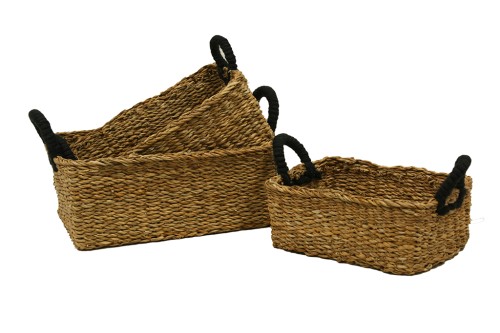 cestos de yute almacenaje y decoracion