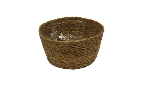 Macetero marron oscuro