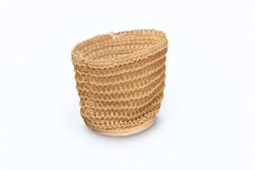 Macetero natural papel trenzado