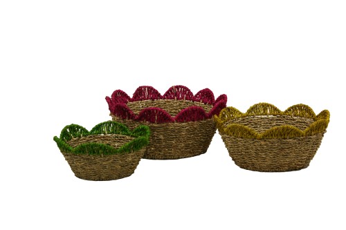 bandejitas seagrass decoración