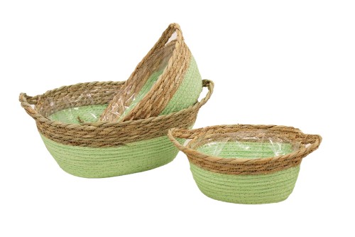 Maceteros ovalados seagrass s/3