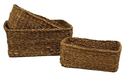 Bandejas seagrass natural s/3