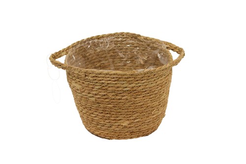 Seagrass planter with handles