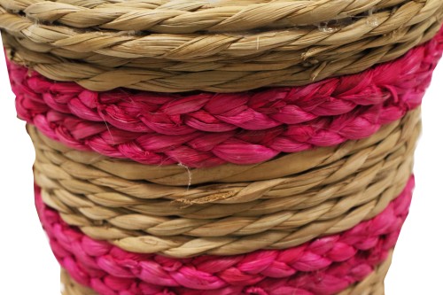 Macetero rosa seagrass s/2