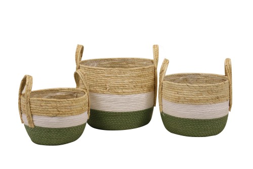 Macetero seagrass con asas s/3