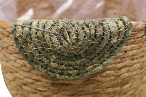 Macetero seagrass natural s/3