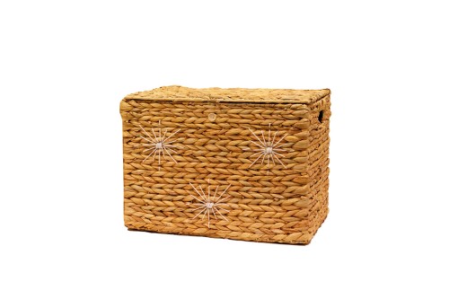 Baul con decoracion estrellas agua de jacinto