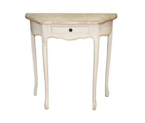 Table baroque blanch