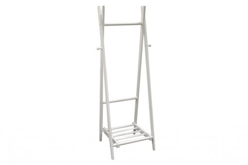 White modern donkey coat rack