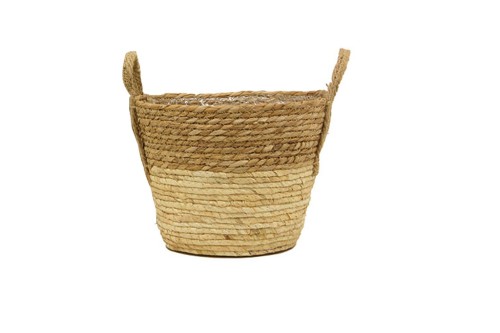 Seagrass Beige and Natural Basket