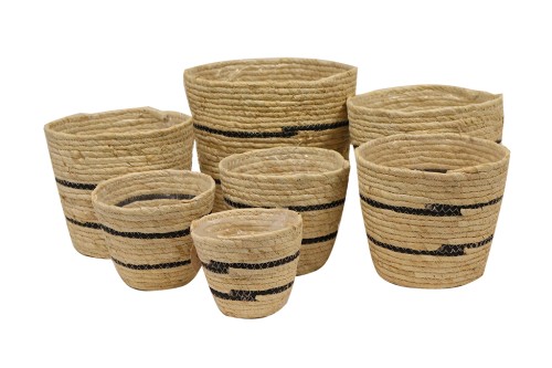 Macetero de seagrass natural