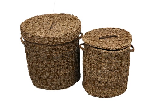 Cesto para ropa de seagrass