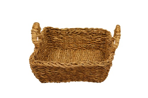 Cesta cuadrada de seagrass