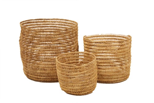 Macetero cilindrico fibra
