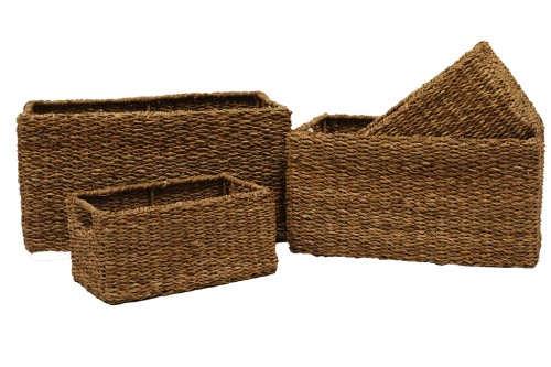 Cajonera seagrass y marco metalico
