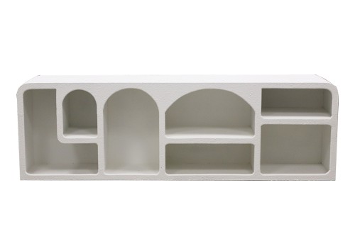 Comoda blanca de madera siete compartimentos