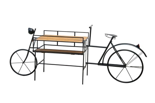 Carrito bicicleta para flores