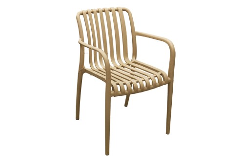 Silla beige terraza