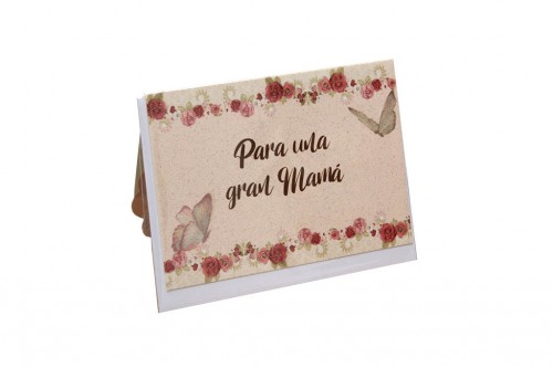 Tarjeta mama mariposas