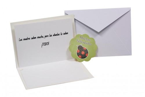 Carte de grand-mère - enveloppe cadeau