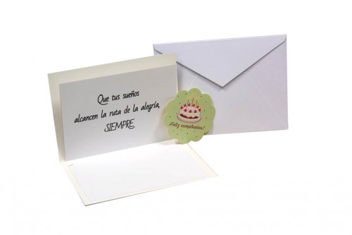 Carte d'anniversaire - van en couleur