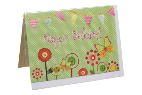 Carte d'anniversaire - Joyeux anniversaire vert