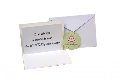 Tarjeta cumpleaños - gatito