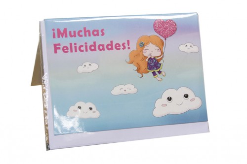 Tarjeta felicidades - vuela alto