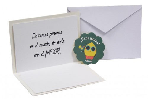 Tarjeta para él - marco con estrellas