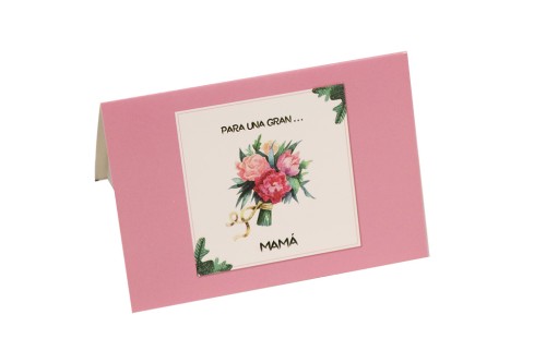 Tarjeta para una gran mamá ramo