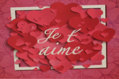 Tarjeta je t´aime