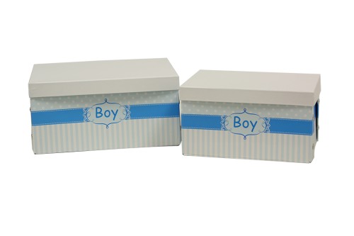 Cajitas plegables baby boy s/2