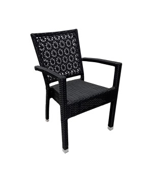 Silla jardin negra