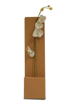 Brown flower holder