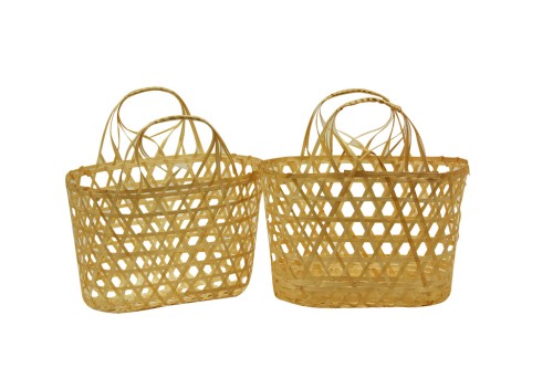 Paniers en bambou s/2