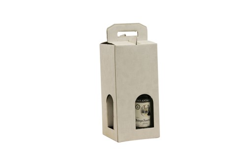 Caja 4 botellas blanca (descolorida)