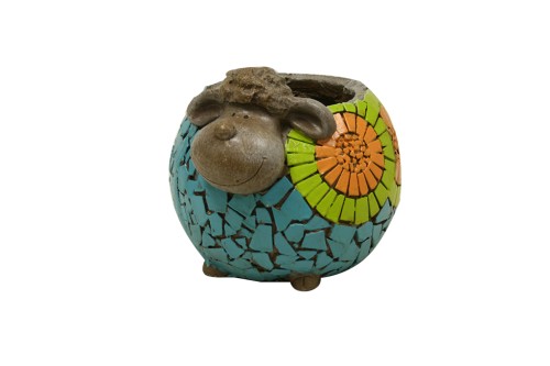 Macetero ceramica ovejita